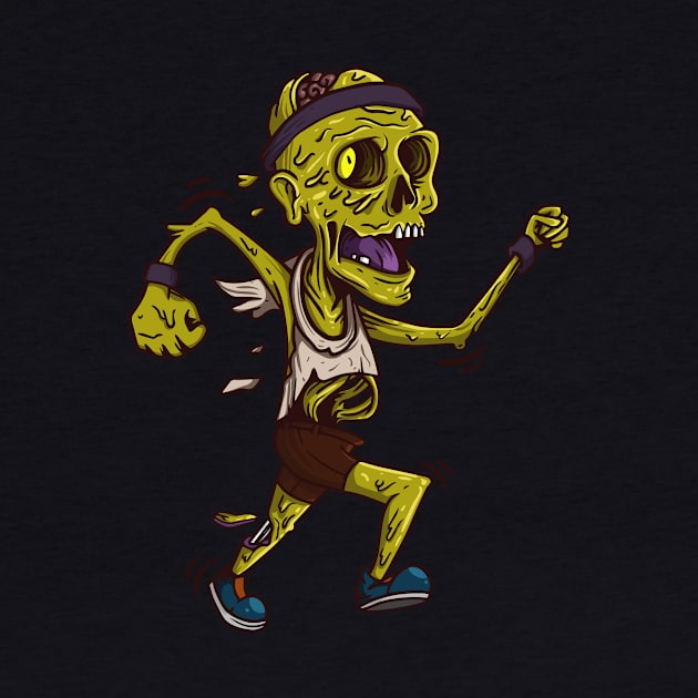 Funny Skellet who runs and love it Costumes for a Runner by alpmedia